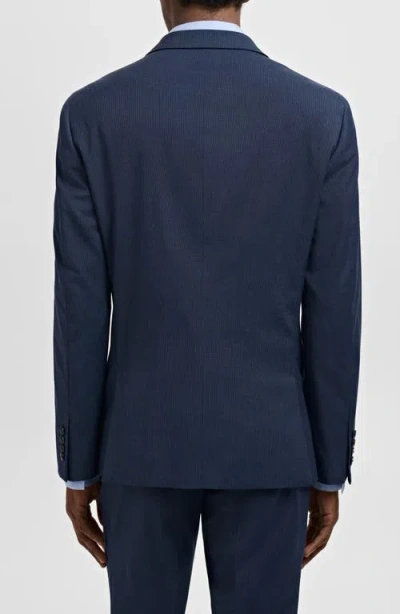 Mango Slim Fit Suit Jacket In Multi