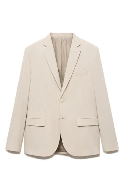 Mango Slim Fit Suit Jacket In Multi