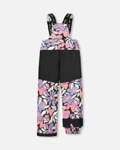 Deux Par Deux Two-piece Play Snowsuit Retro Flower In Multi