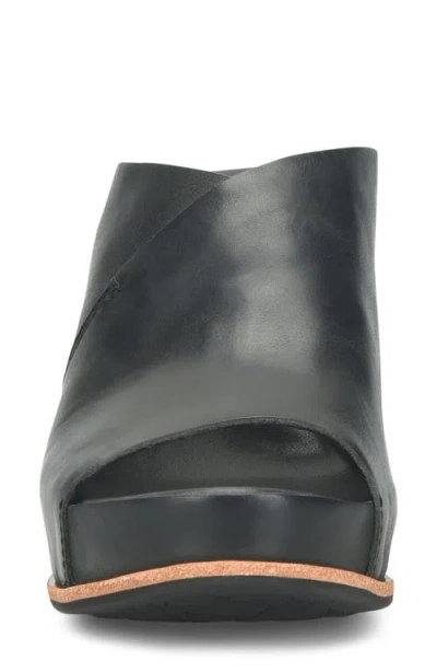 Kork-ease ® Stowe Platform Slide Sandal In Black
