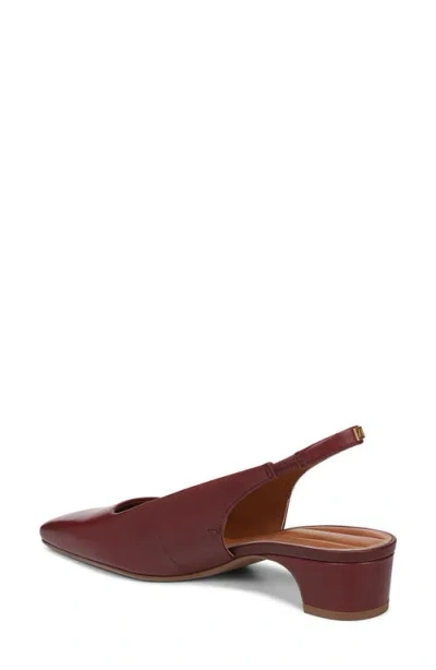 Franco Sarto Women's Lyanna Square Toe Slingback Pumps In Burgundy