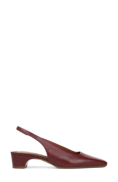 Franco Sarto Women's Lyanna Square Toe Slingback Pumps In Burgundy