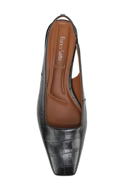 Franco Sarto Women's Lyanna Square Toe Slingback Pumps In Black