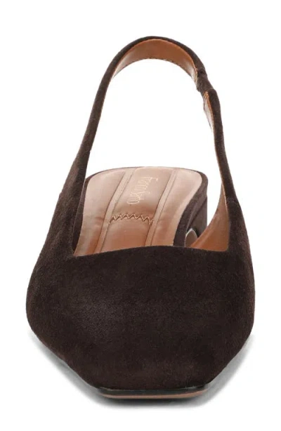 Franco Sarto Women's Lyanna Square Toe Slingback Pumps In Brown