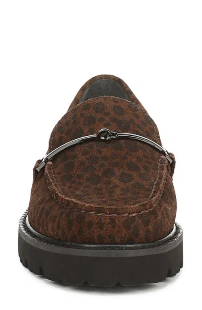 Franco Sarto Women's Senna Round Toe Lug Sole Loafers In Brown