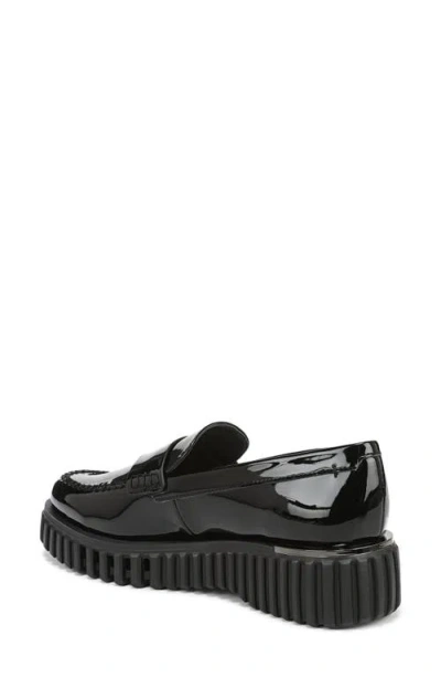 Franco Sarto Women's Flexa Roma Round Toe Lug Sole Loafers In Black