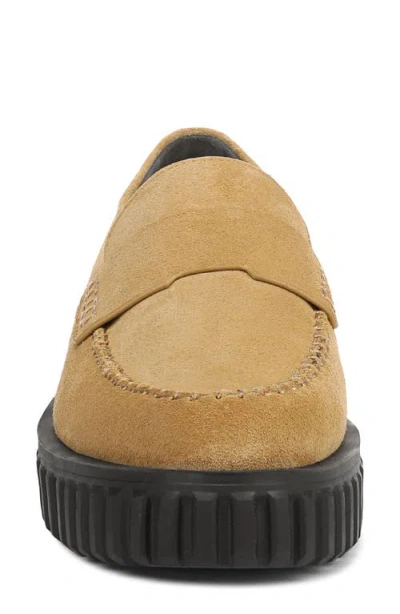 Franco Sarto Women's Flexa Roma Round Toe Lug Sole Loafers In Brown