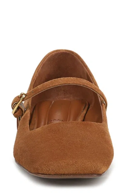 Franco Sarto Women's Tinsley Square Toe Mary Jane Flats In Brown