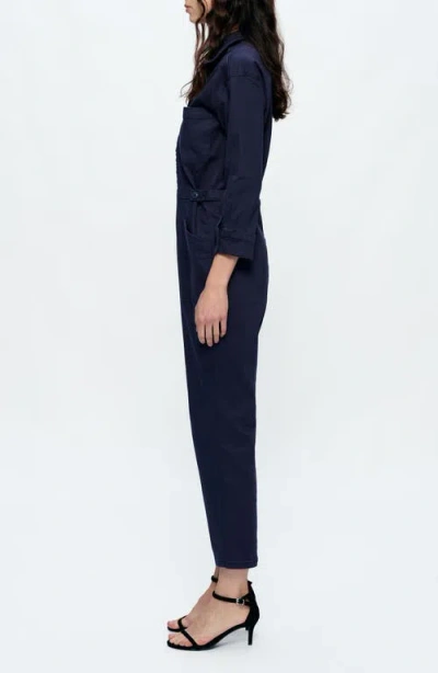 Bayeas Stretch Denim Jumpsuit In Blue