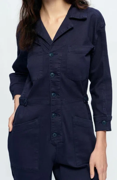 Bayeas Stretch Denim Jumpsuit In Blue