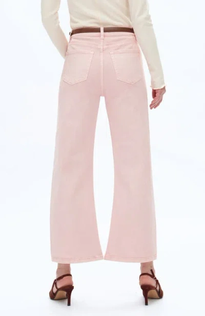 Bayeas Mid Rise Barrel Jeans In Pink