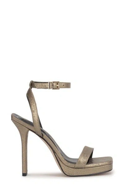Jessica Simpson Women's Adonia Two-piece Platform Dress Sandals In Gray