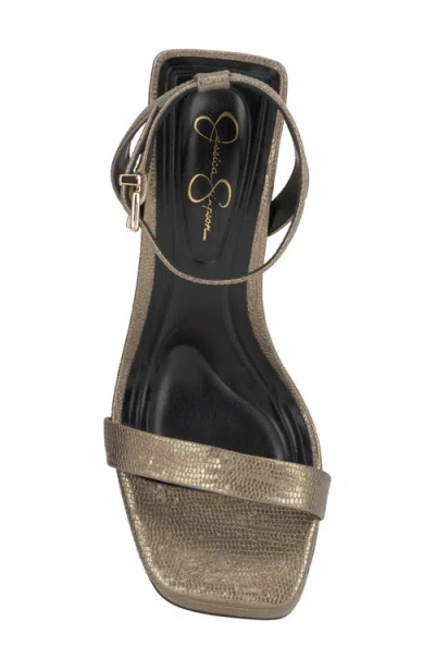 Jessica Simpson Women's Adonia Two-piece Platform Dress Sandals In Gray