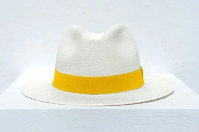 Lastelier Panama Yellow Straw Hat In Yellow