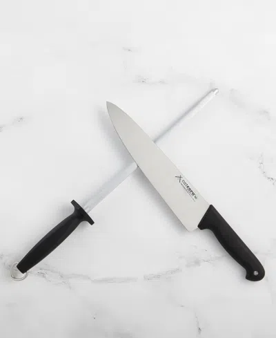 Cat Cora Cutlery-pro 10" Soft-grip Handle Chef Knife In Multi