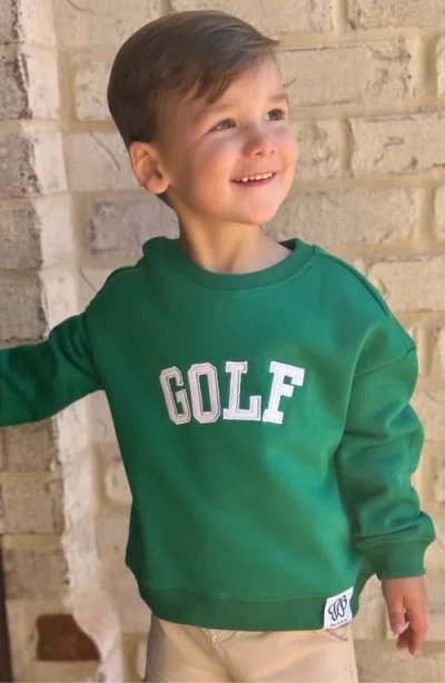 Bits & Bows Golf Sweatshirt In Green