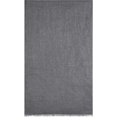 Brunello Cucinelli Sparkling Scarf In Gray