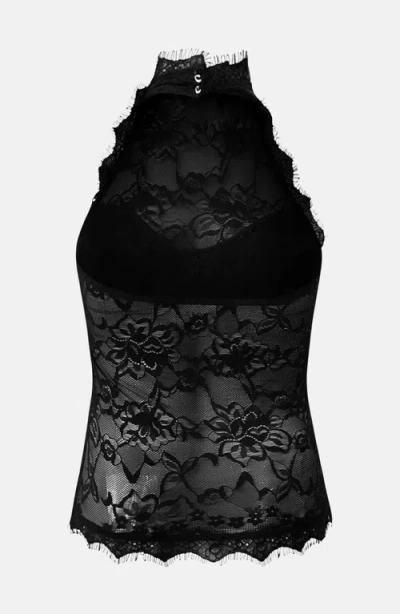 Ow Collection Selah Lace Top In Black