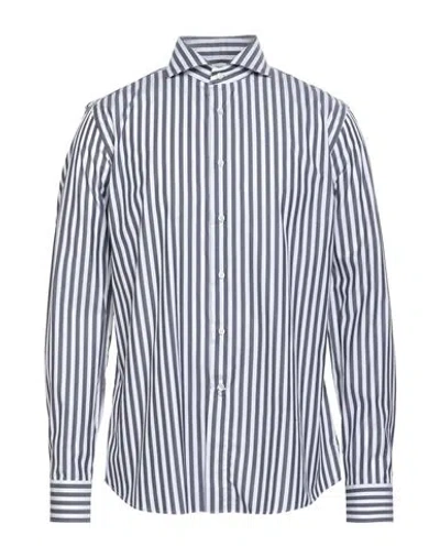 Canali Man Shirt Charcoal Size 16 ½ Cotton In Gray