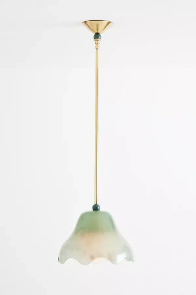 Merve Kahraman Design Merve Kahraman Cabinet Of Curiosities Glass Wavy Pendant