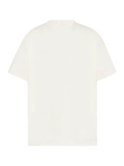 The Row Isha Oversize Cotton Jersey T-shirt In White