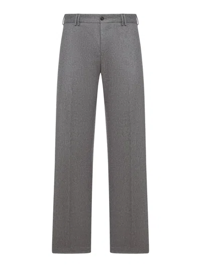 Pt Torino Michael Tailored Wool Trousers In Gray