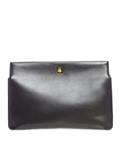 Phoebe Philo Triple-folding Pouch In Black