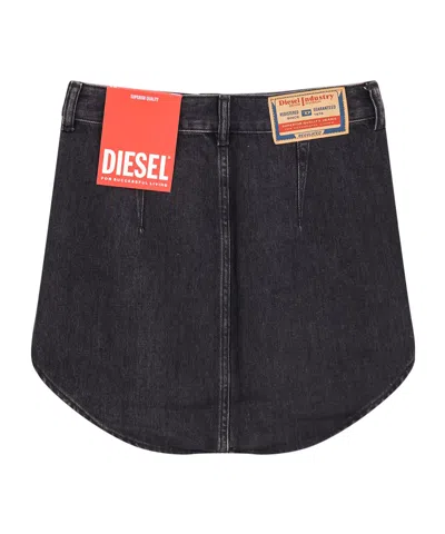 Diesel De-ard Black Skirt In Black