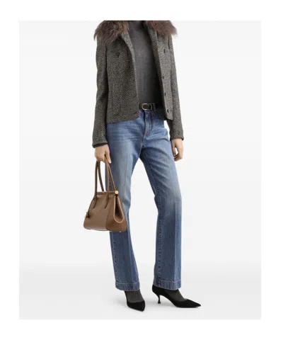 Dolce & Gabbana Jeans With Logo Plaque Dolce E Gabbana In Blue