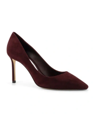 Jimmy Choo 85mm Romy Pointed-toe Suede Pumps In Brown