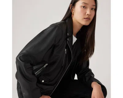 Levi's Levi S Kendal Black Eco-leather Moto Jacket