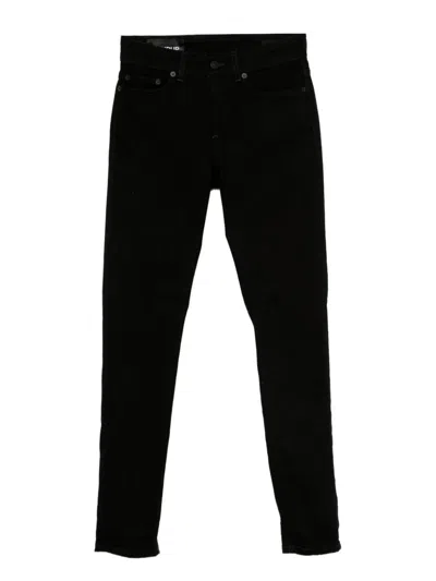 Dondup Five-pocket Denim Jeans In Black