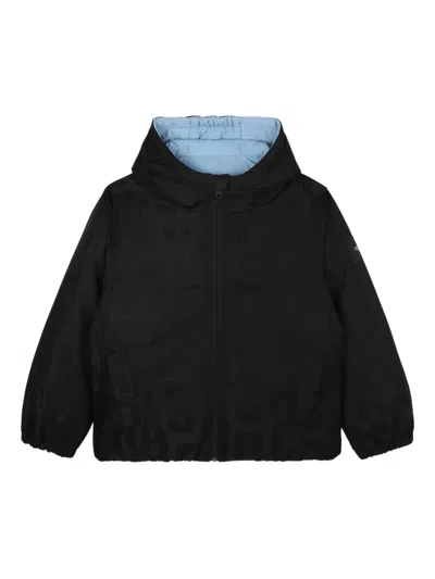 Marc Jacobs Checked Puffer Jacket In Blue