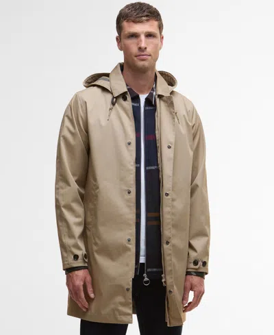 Barbour Men's Lorig Mac Waterproof Jacket In Gray