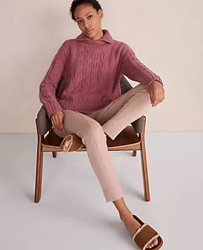 Ann Taylor Haven Well Within Suede And Sherpa Molded Slide In Sand