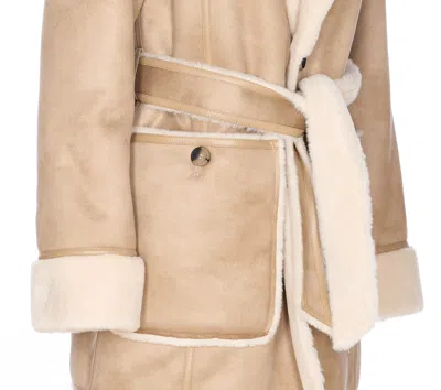 Urbancode Belted Reversible Coat In Brown