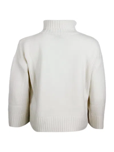Malo Sweaters In White