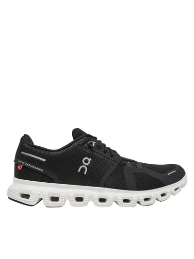 On Lightweight Mesh Sneakers With Reinforced Toe In Black