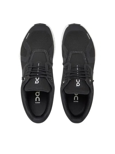 On Lightweight Mesh Sneakers With Reinforced Toe In Black