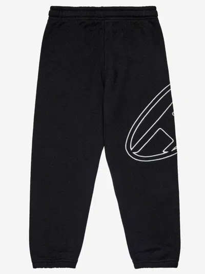 Diesel Pantaloni Sportivi Con Stampa In Black