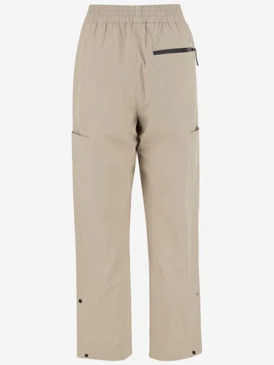Autry Nylon Jogging Pants With Drawstring In Neutral