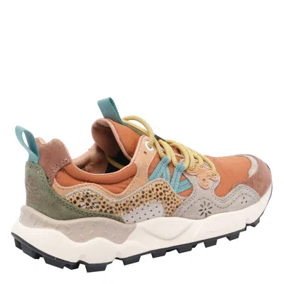 Flower Mountain Yamano 3 Panelled Sneakers In Multi