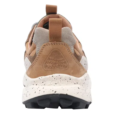 Flower Mountain Multi-textured Earth Tone Sneakers With Rugged Outsole In Multi