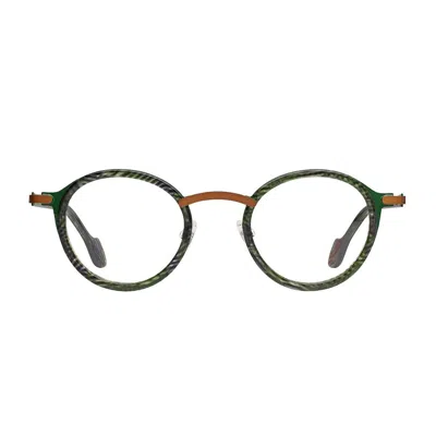 Matttew Waza Eyeglasses In Green
