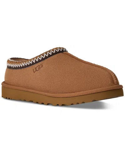 Ugg Slip-on Clog In Soft Suede With Sheepskin Lining In Brown