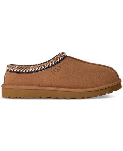 Ugg Slip-on Clog In Soft Suede With Sheepskin Lining In Brown