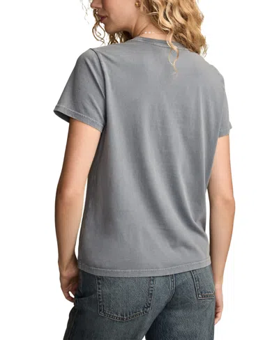 Lucky Brand Sour Hour Cotton Graphic T-shirt In Gray