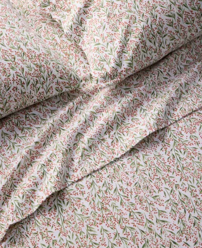 Charter Club Printed Flannel Cotton 3-pc. Sheet Set, Twin, Exclusively At Macy's In Multi