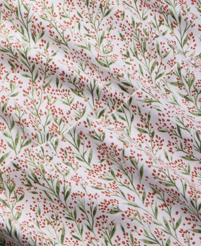 Charter Club Printed Flannel Cotton 3-pc. Sheet Set, Twin, Exclusively At Macy's In Multi