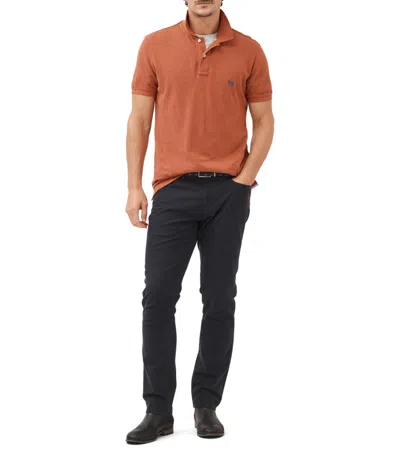 Rodd & Gunn Rodd Gunn Men's The Gunn Short Sleeve Slim Fit Polo In Brown